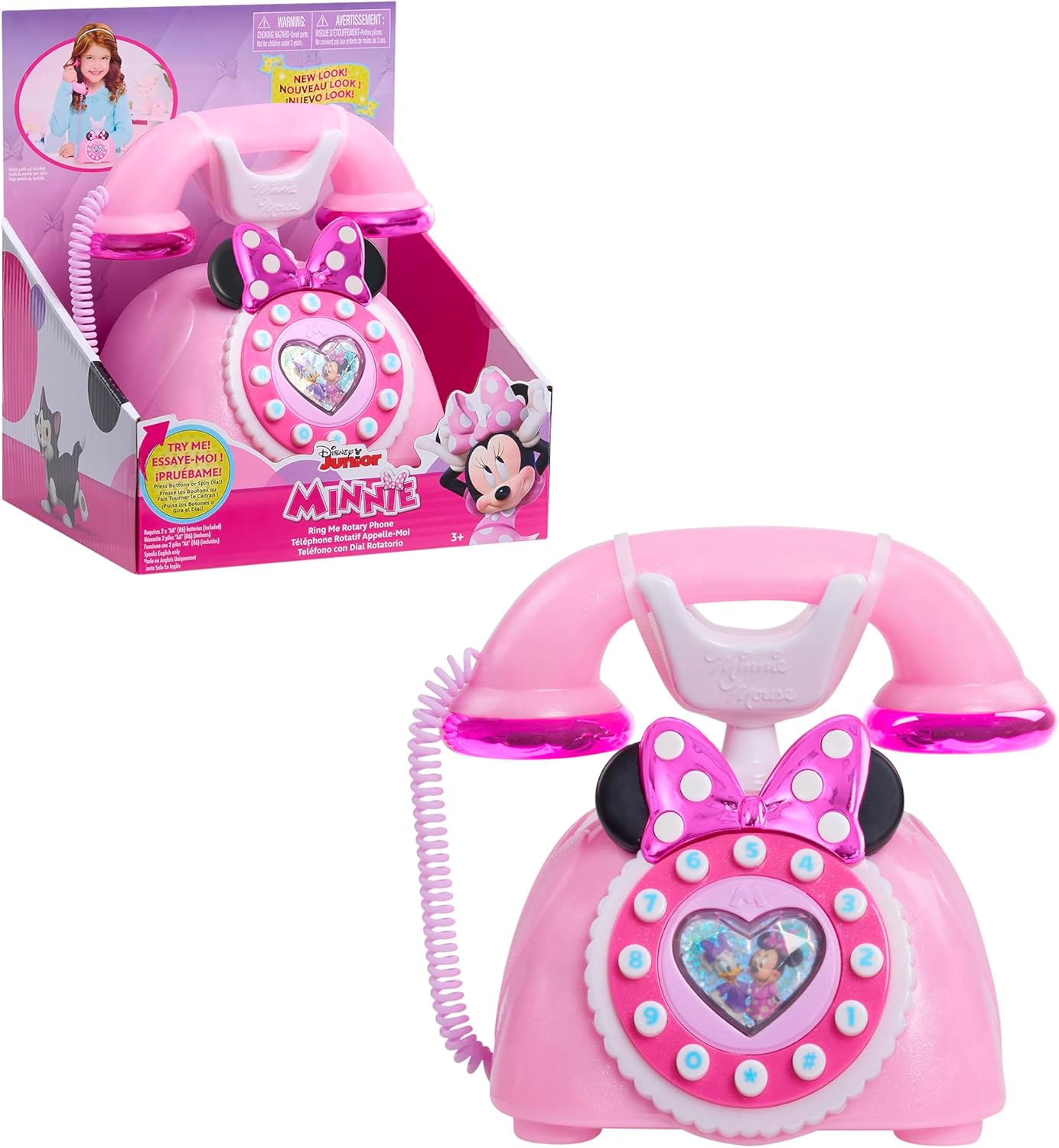 Minnie Mouse Rotary Phone: Lights, Sounds, Fun! Ages 3+ by Just Play