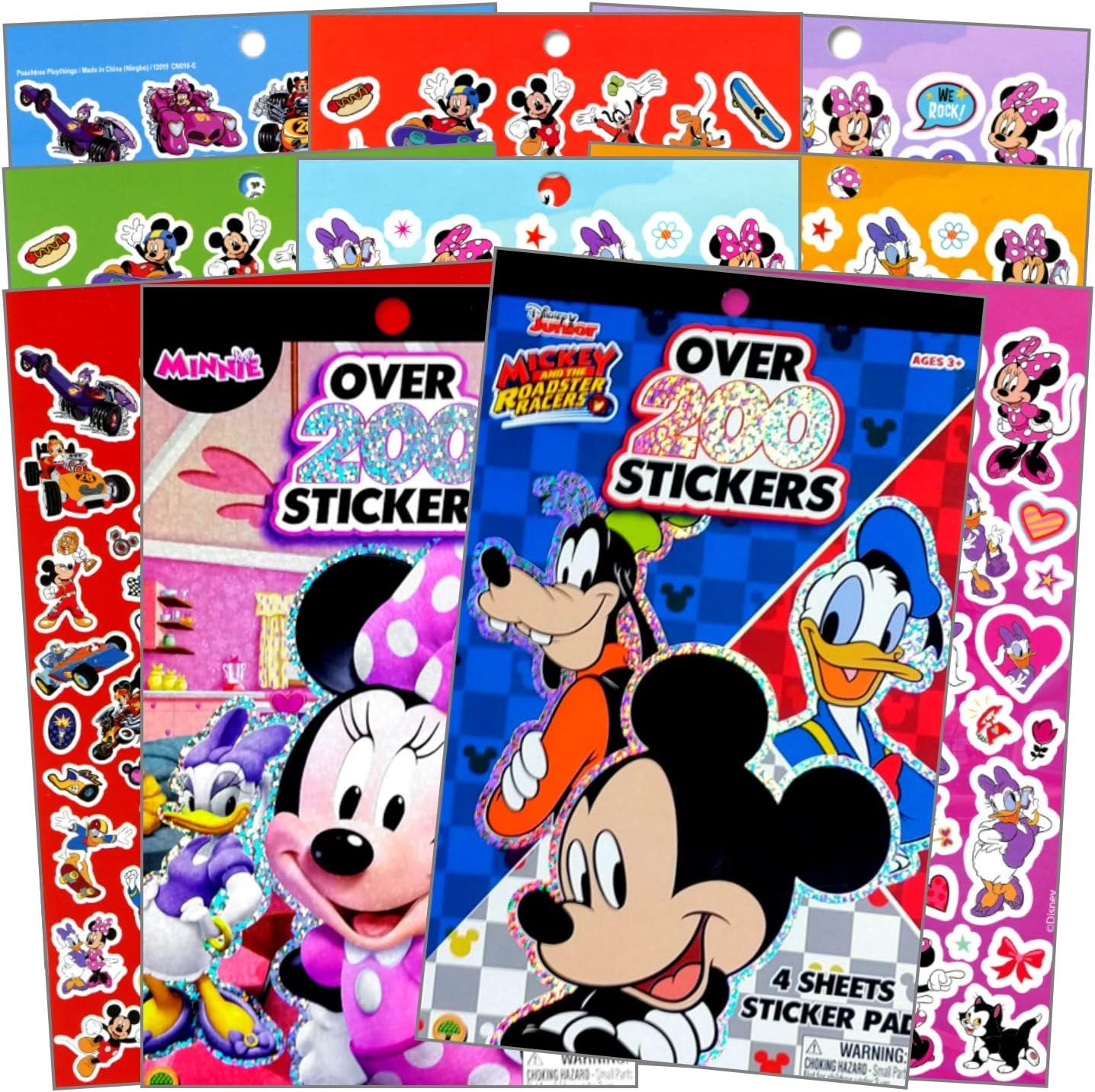 Mickey & Minnie Sticker Pad Set - 400+ Stickers!