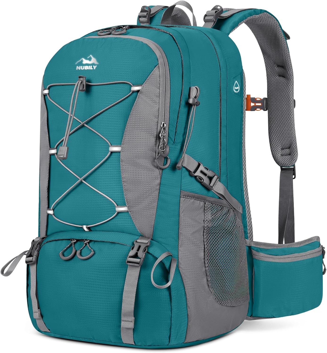 NUBILY 50L Hiking Backpack Waterproof Camping Daypack for Travel