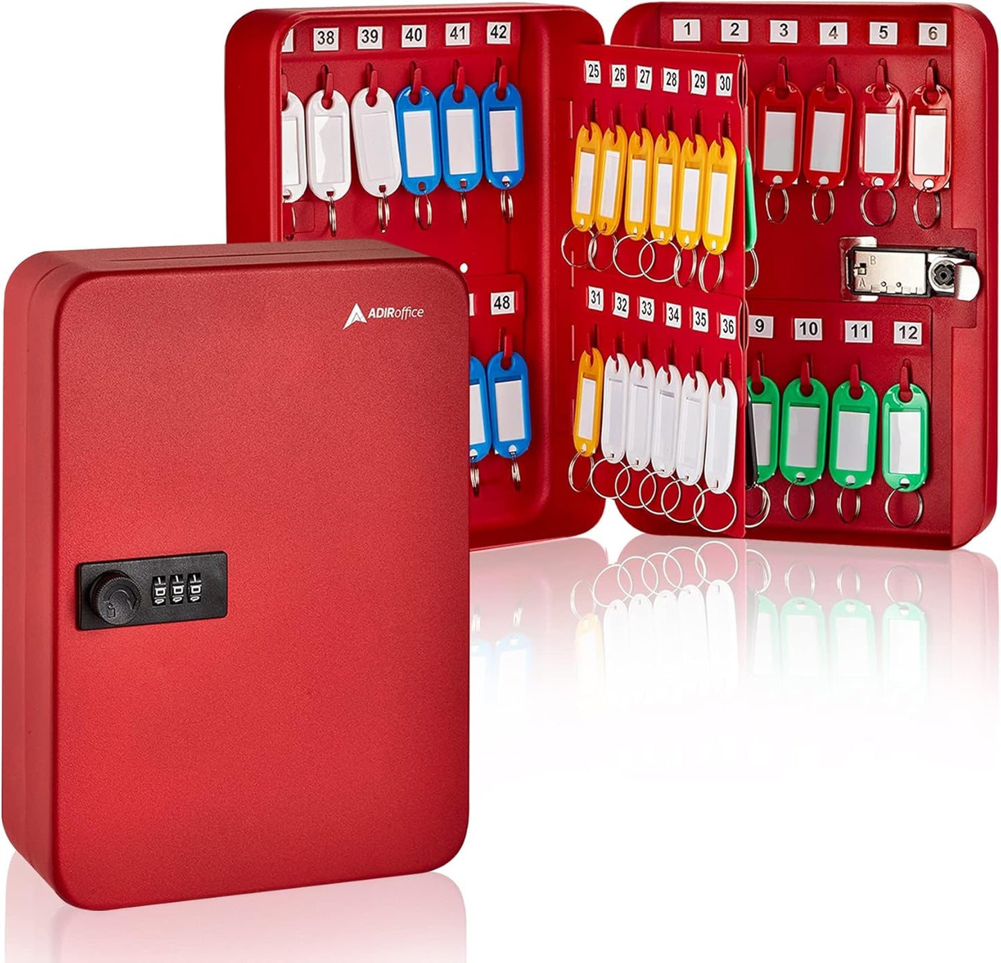 AdirOffice Key Lock Box for Secure Key Storage and Organization