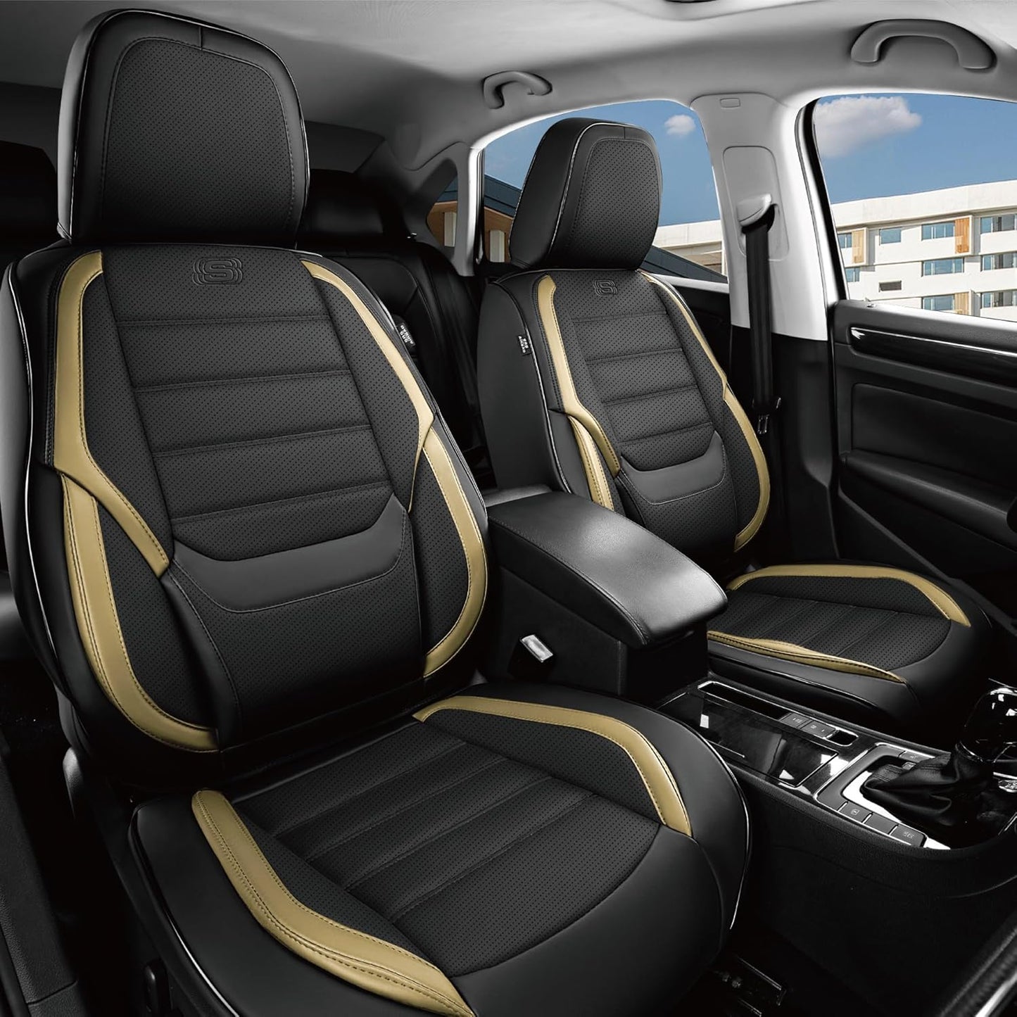 Skechers MAX Cushioning Memory Foam Car Seat Covers for Comfort