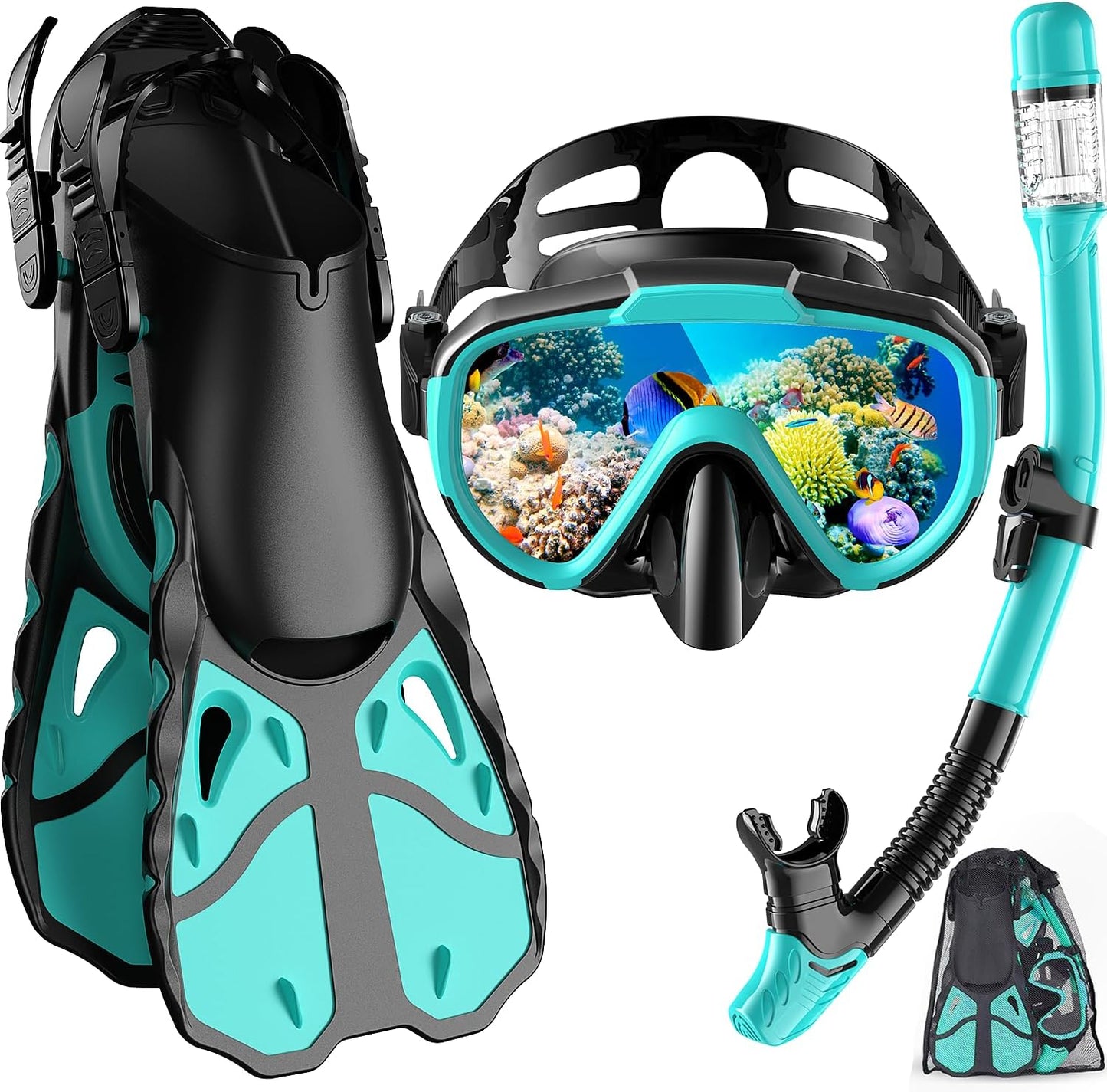 Vengreedo Adult Snorkel Set - Dive with Confidence!