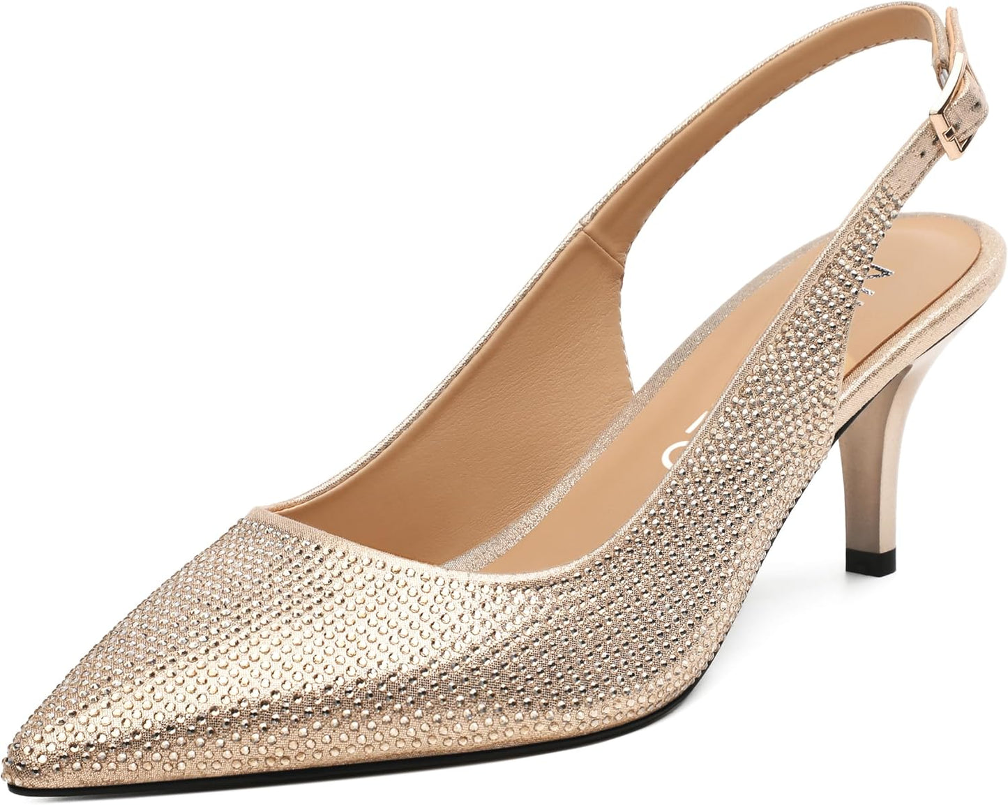 NUMALEO Slingback Heels for Women with Stylish Comfort