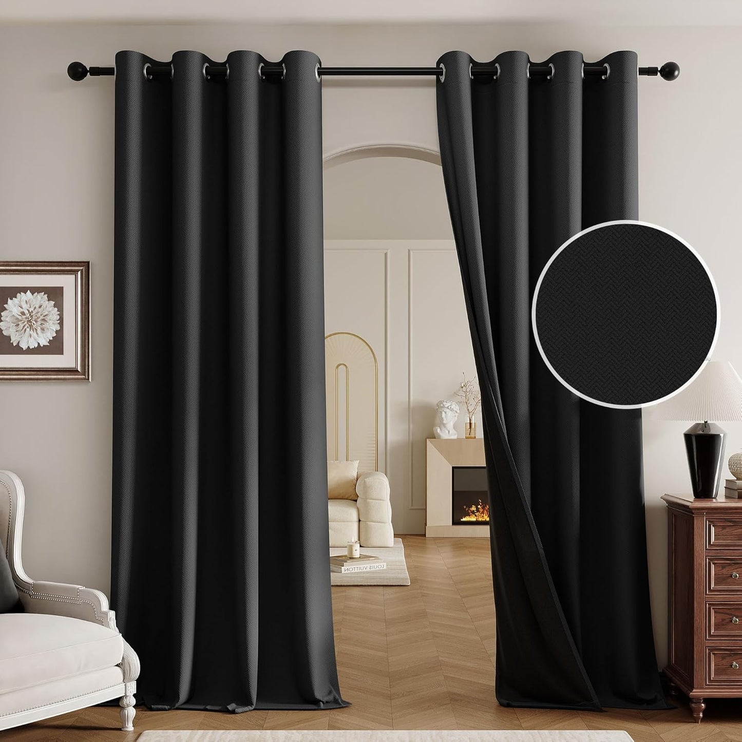Beauoop 100% Blackout Curtains: Ultimate Privacy & Style