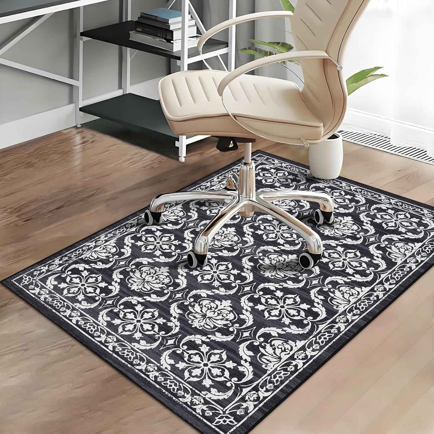 Damask Hardwood Floor Chair Mat by CAREMEE - Floor Protection