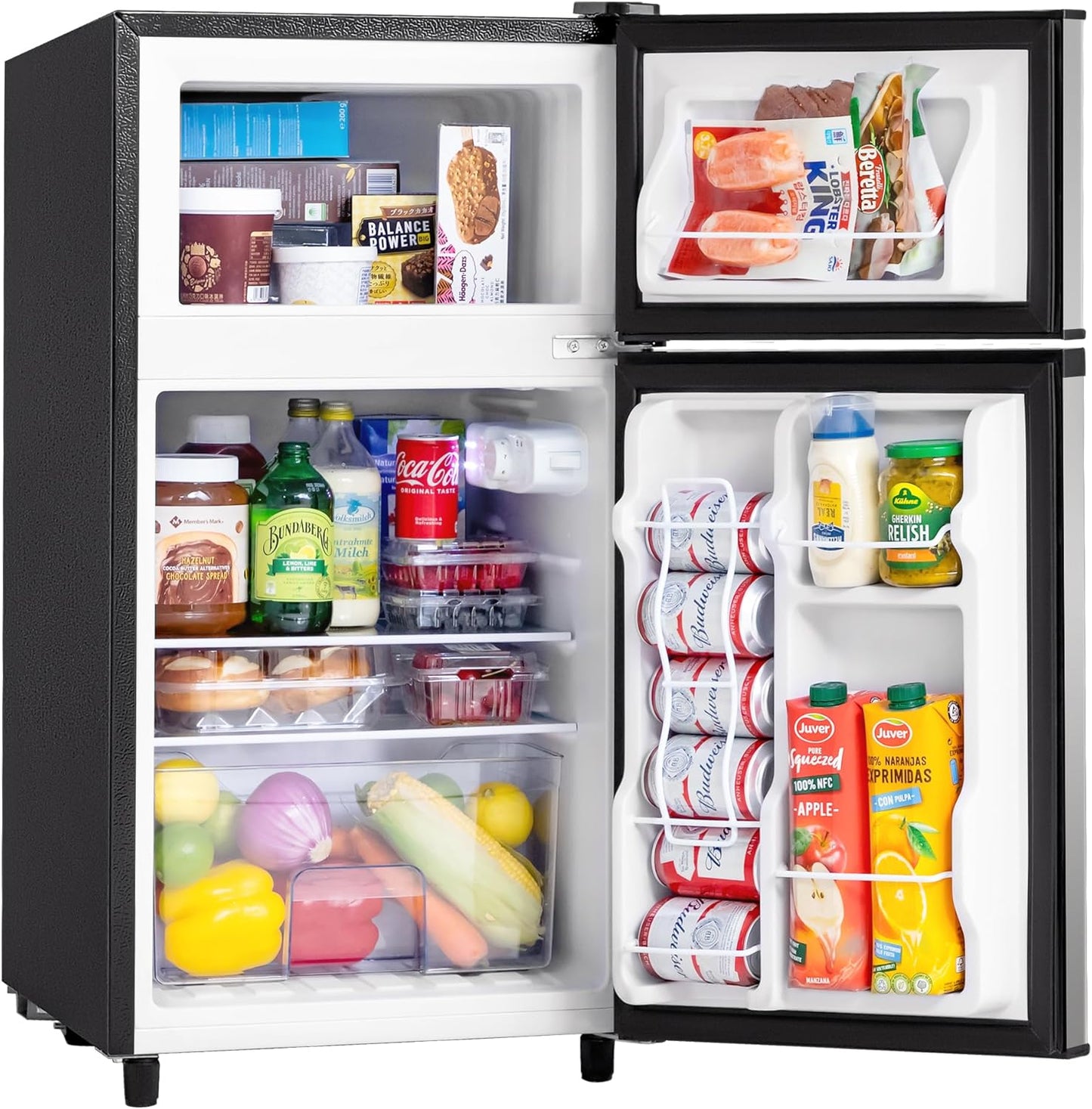 3.5 Cu.Ft Mini Fridge with Freezer for Dorm and Office Use