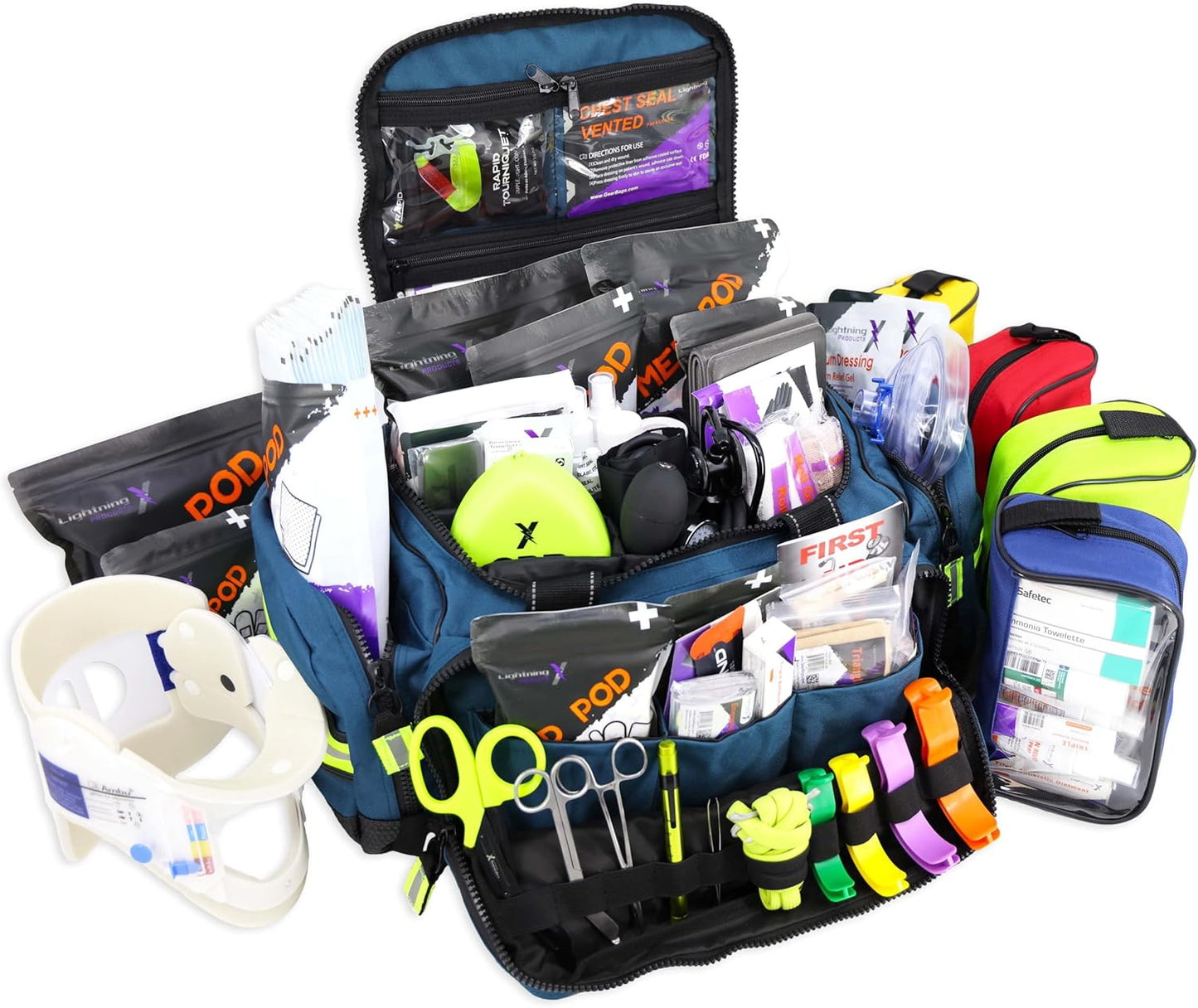 Lightning X X-Large Modular EMT Medic Trauma Bag with Fill Kit