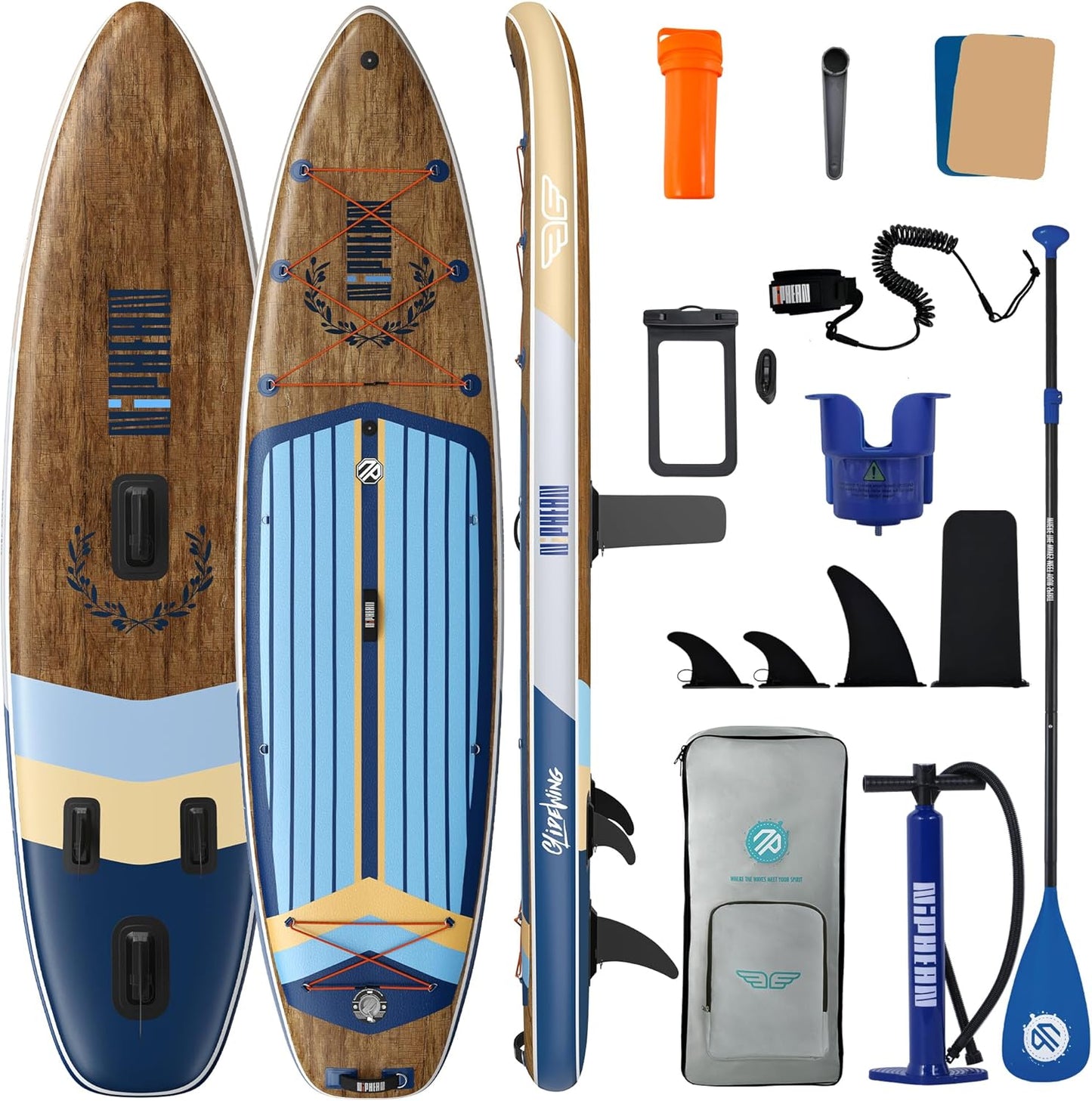 Niphean Extra Large Inflatable Paddle Board for Family Fun