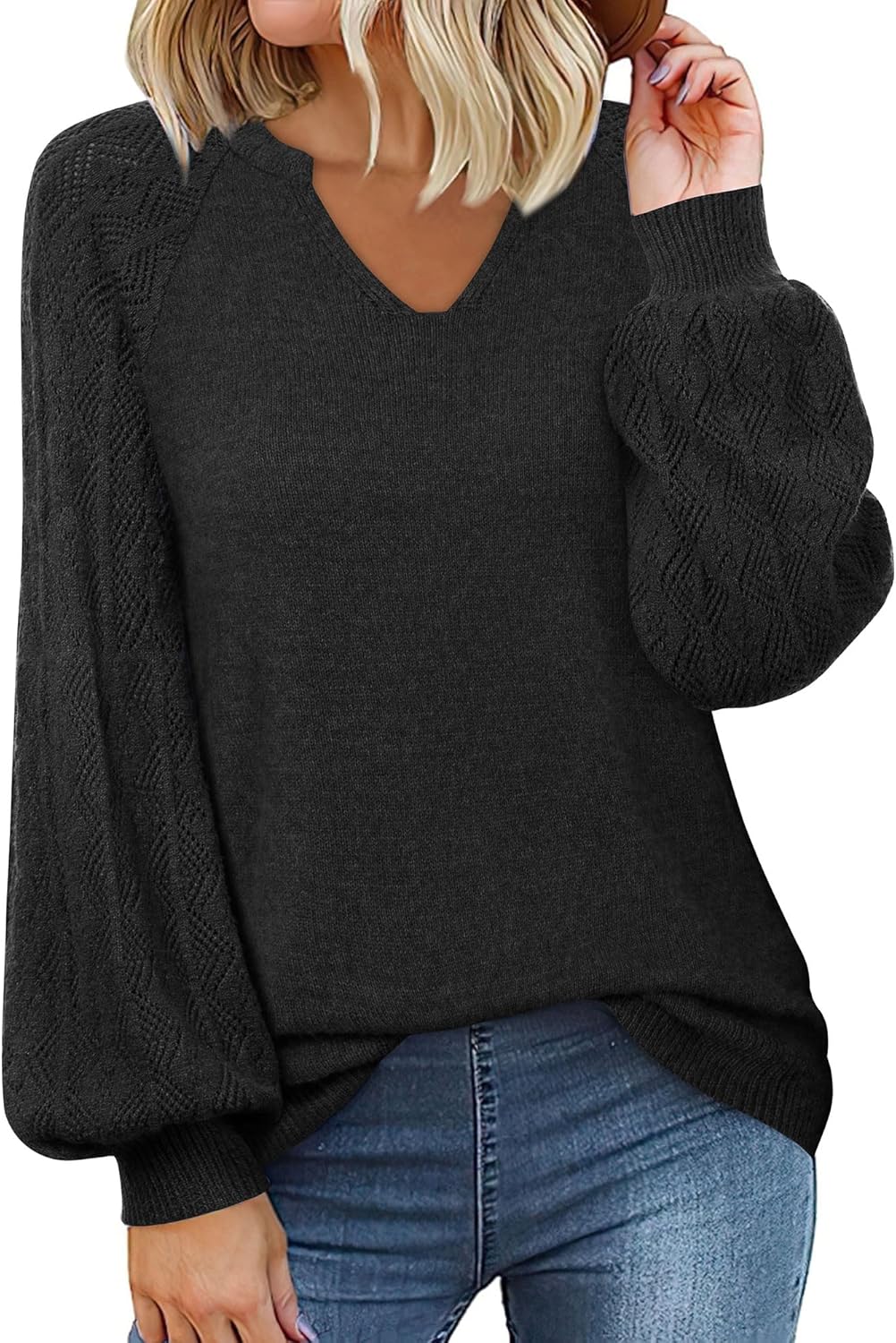 Messic Womens Pullover Sweaters for Casual Style and Comfort