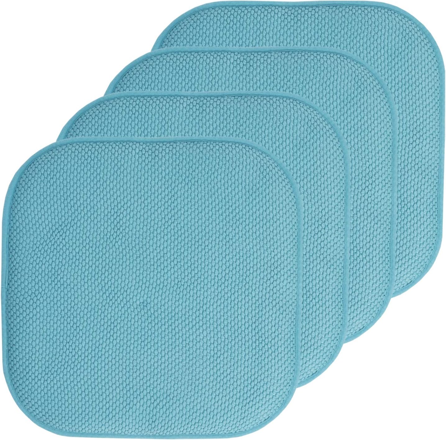 Sweet Home Collection Memory Foam Chair Cushion 16in x 16in Pads