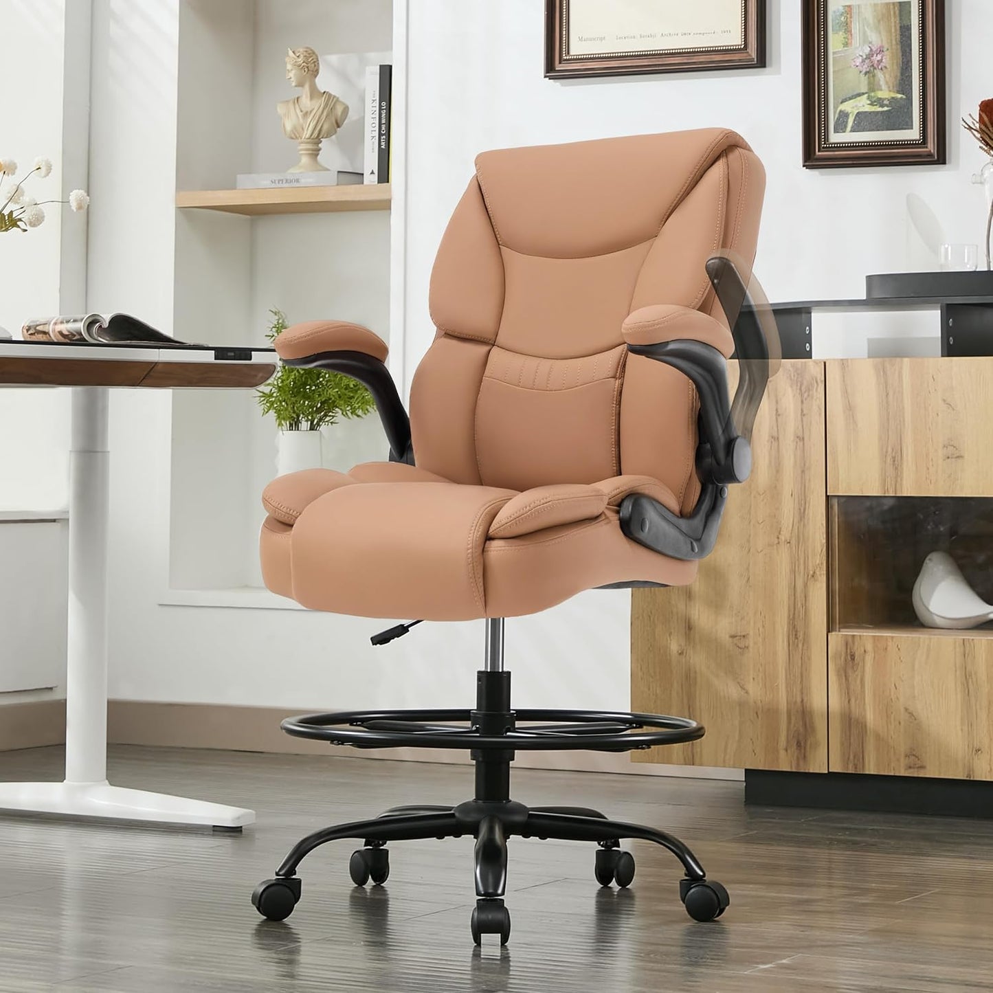 500LBS Drafting Chair by Sofetura: Ergonomic & Stylish