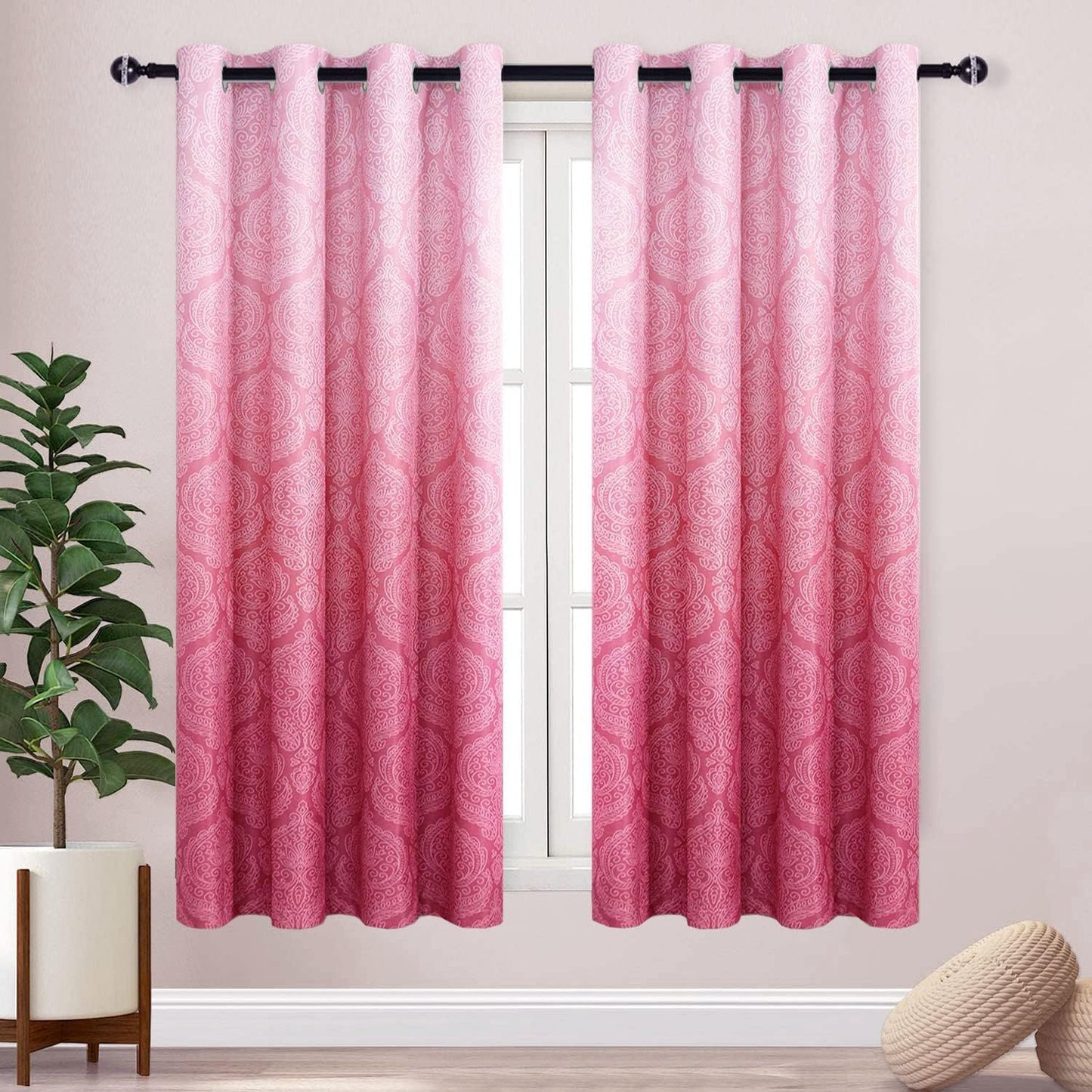DWCN Ombre Blackout Curtains for Energy Saving Privacy