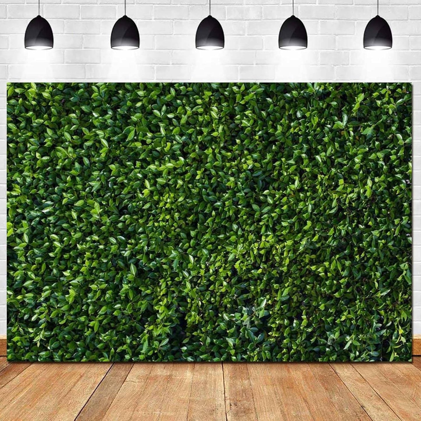 10x8FT Polyester Nature Spring Green Leaves Photo Background