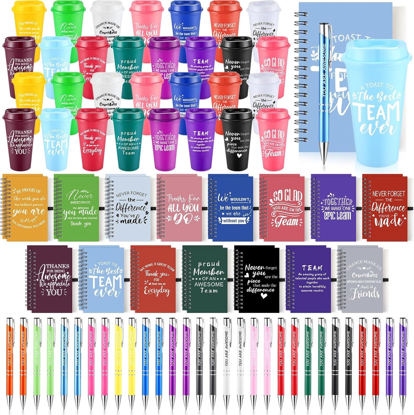 90 Pcs Employee Appreciation Gifts Set for Team and Coworkers