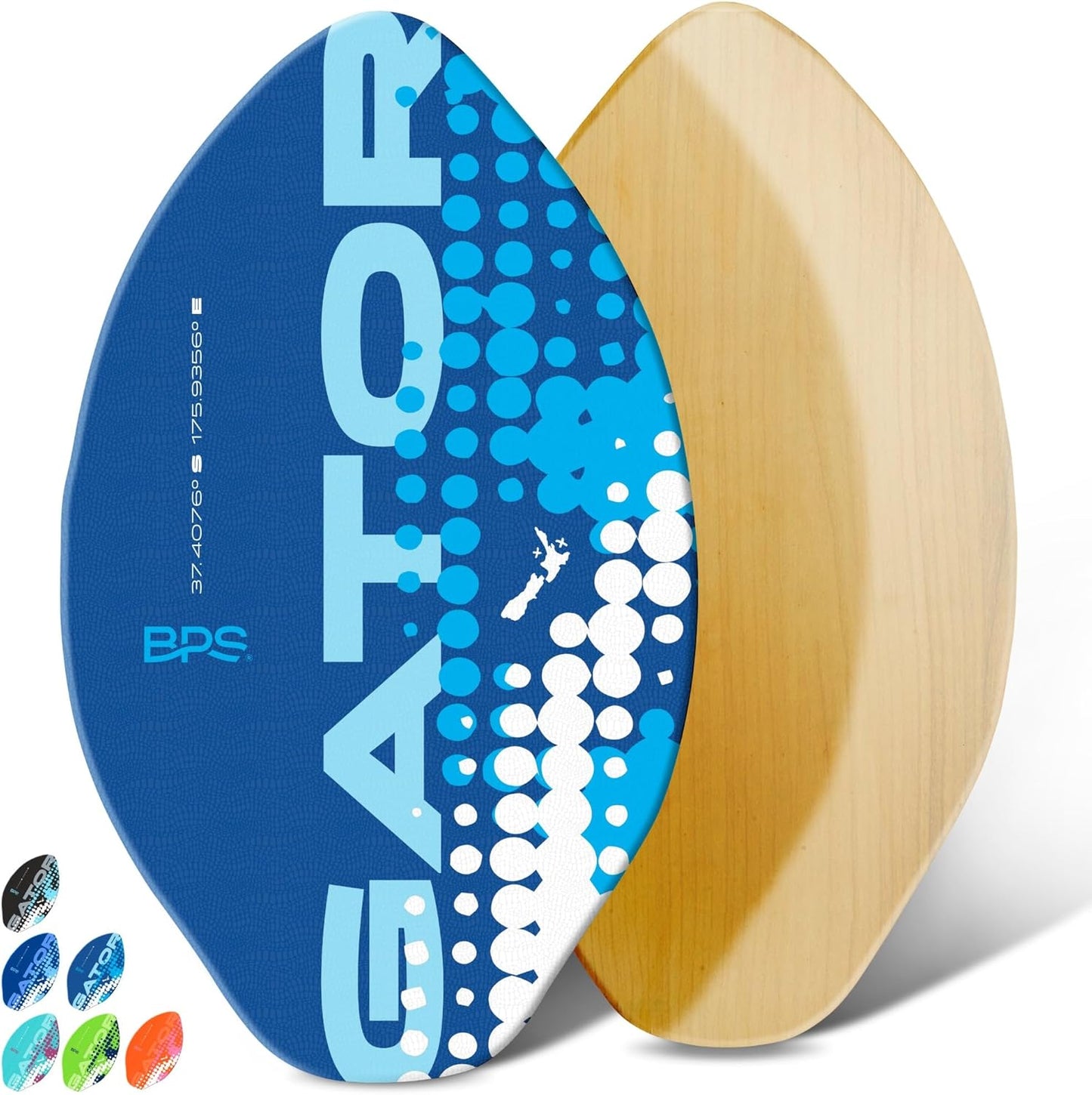 Gator Skimboard with EVA Grip Pad for Kids and Adults 30ft to 40ft