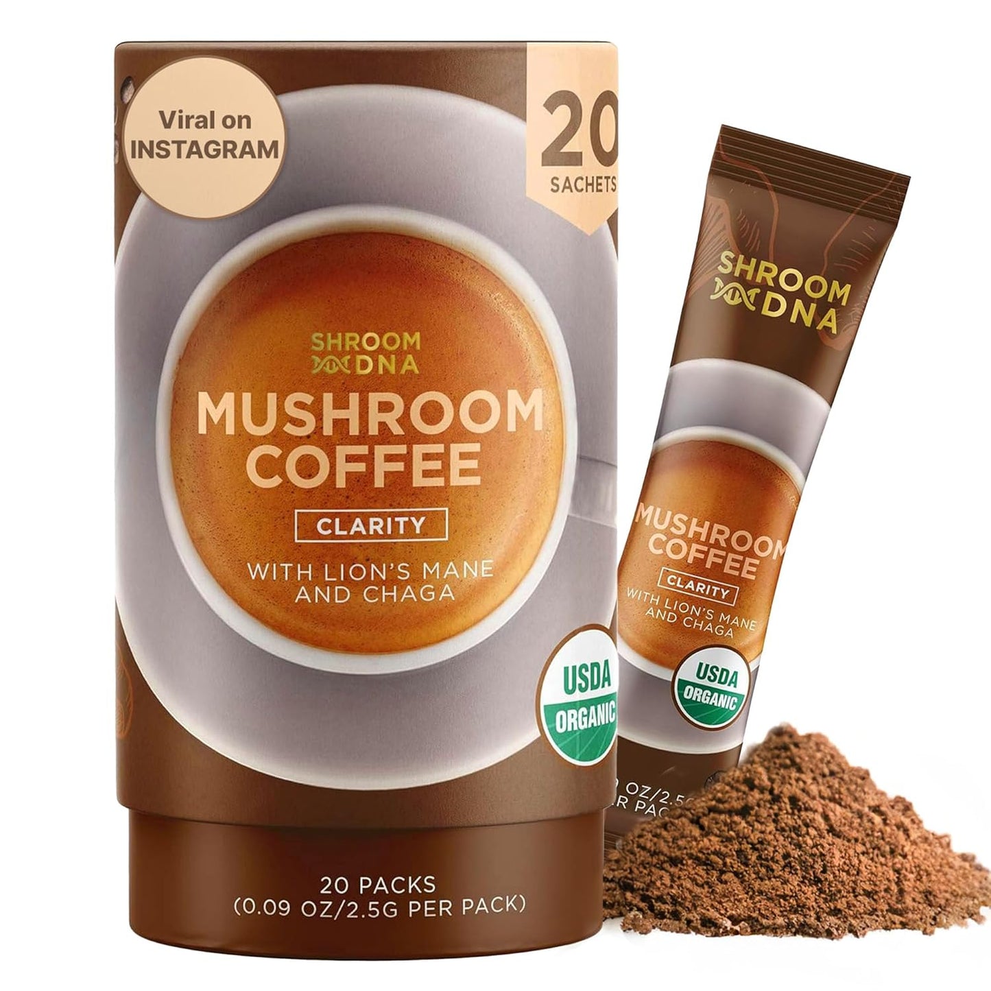 Instant Focus & Clarity with ShroomDNA Coffee