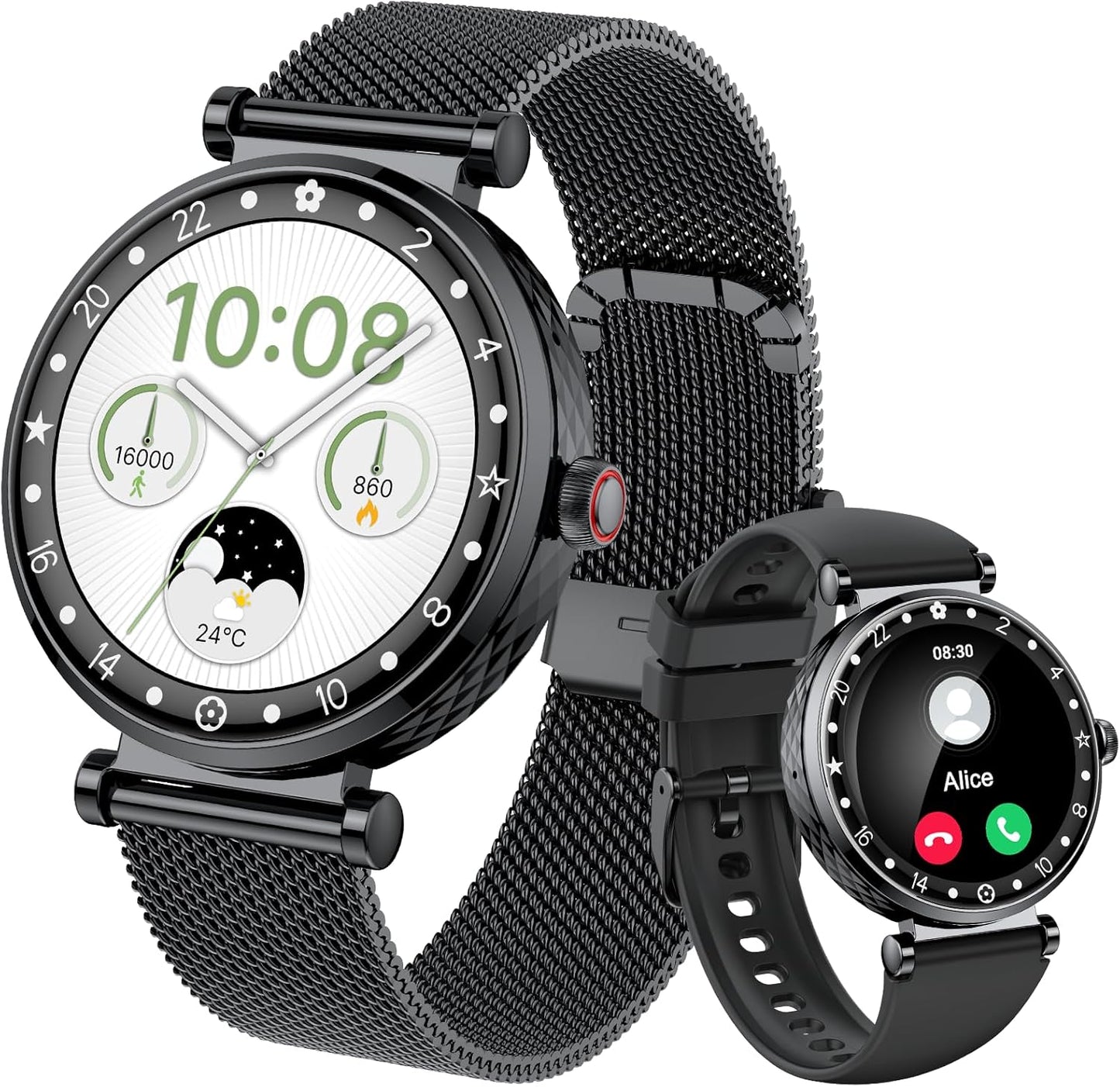 Smart Watch for Women with AMOLED Display and Fitness Tracker