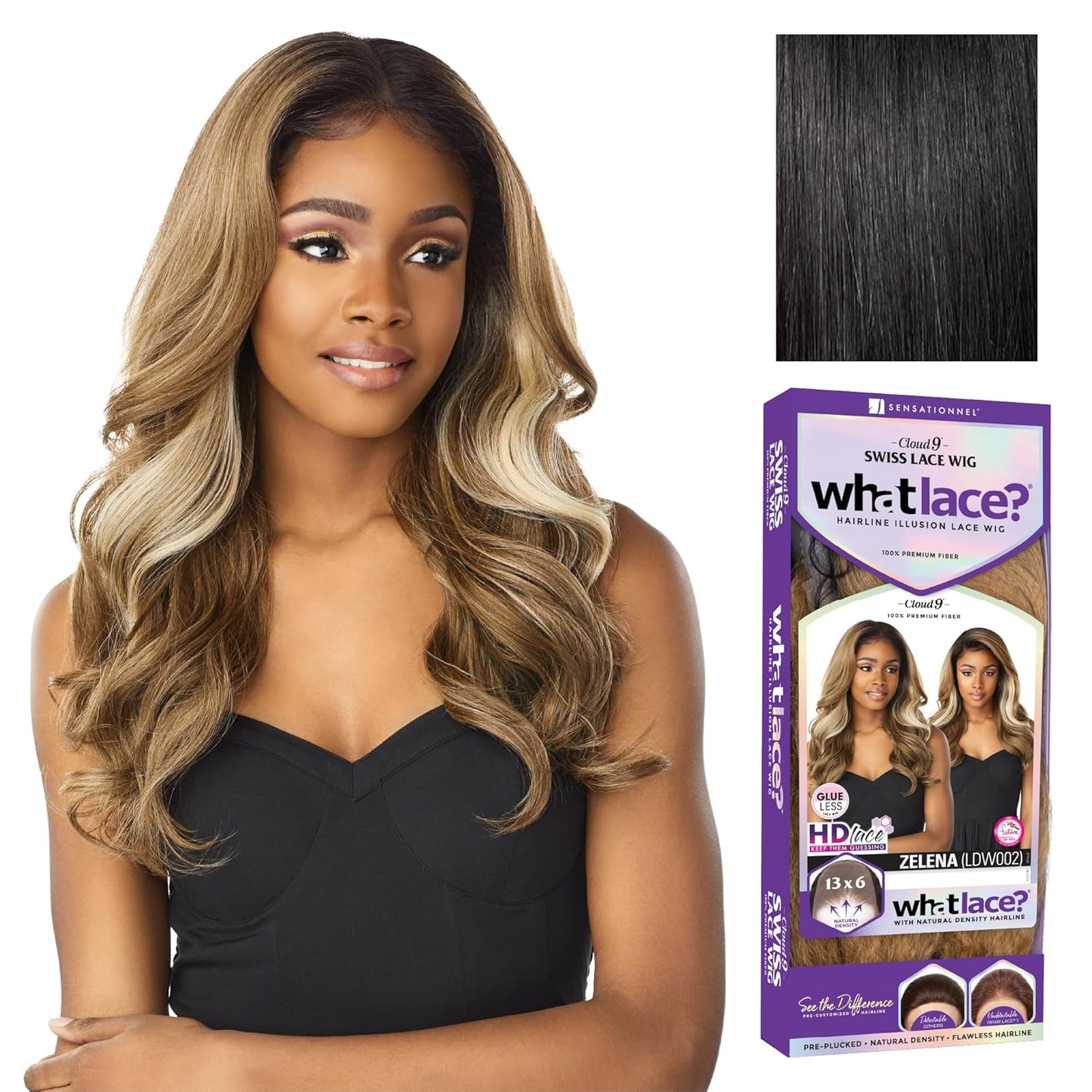 Sensationnel What Lace 13X6 Wigs - Zelena Glueless Synthetic Hair