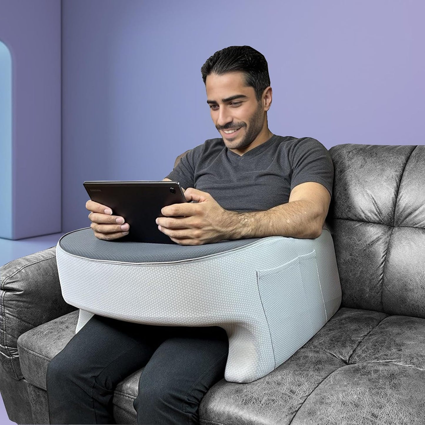 Fitster Memory Foam Lap Desk Pillow - Ultimate Comfort!