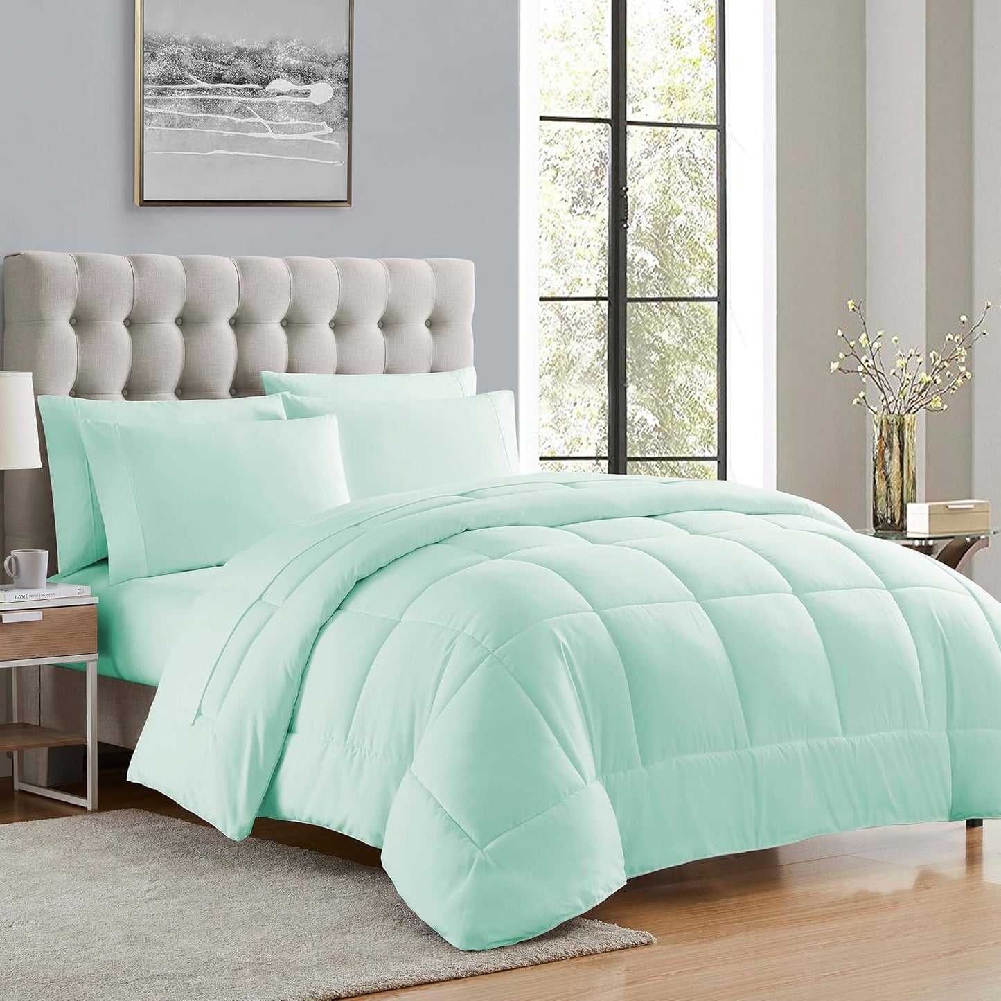 Sweet Home Collection 7 Piece Comforter Set for Luxurious Sleep