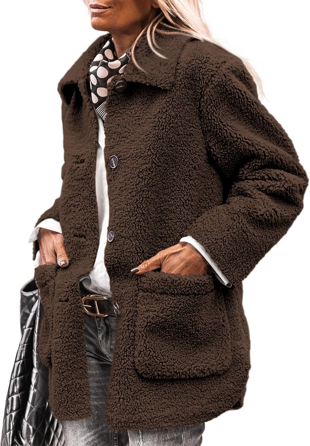 PRETTYGARDEN Women's Winter Faux Fur Coats for Cozy Style