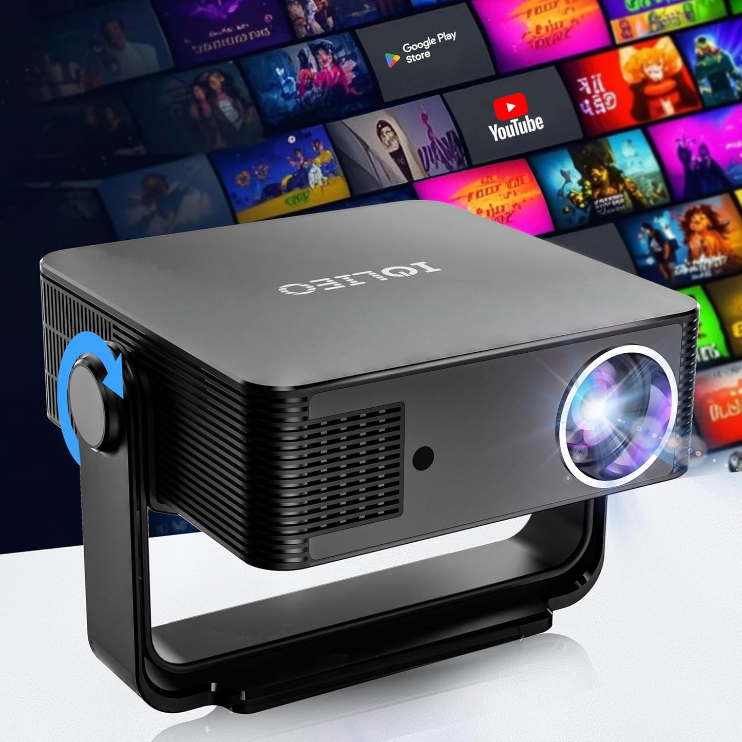NEW Mini Projector with WiFi and Bluetooth for Home Movies
