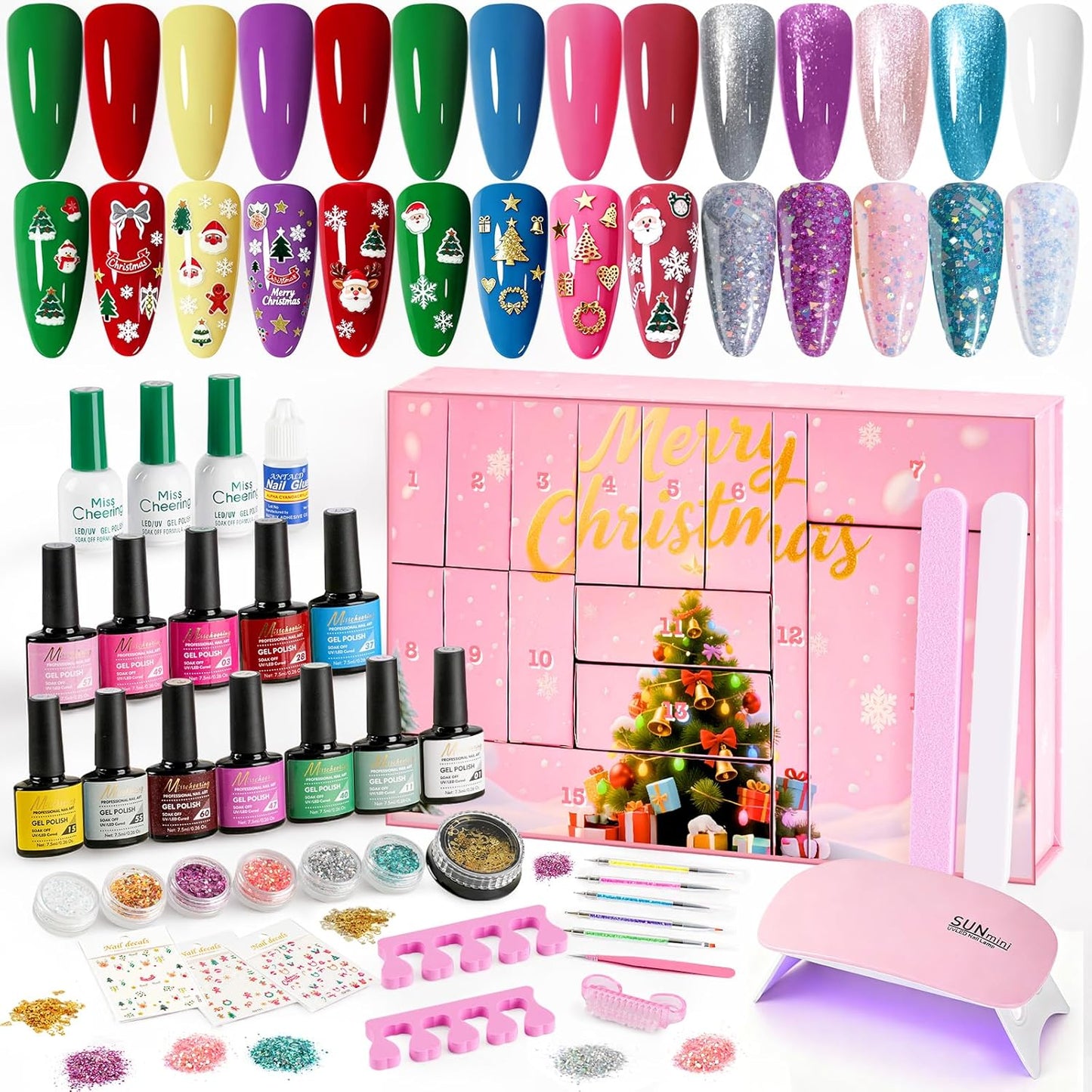 Nail Polish Advent Calendar 2025 for Women and Teen Girls