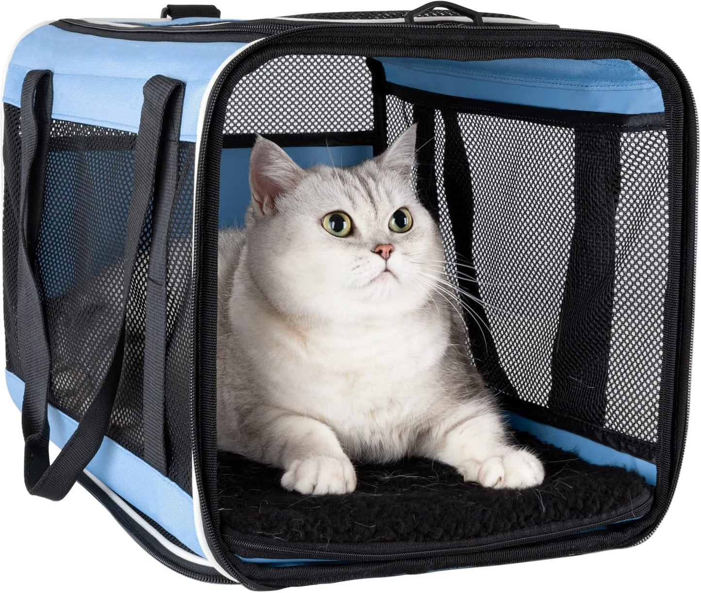 petisfam Soft Pet Carrier for Large Cats and Small Dogs