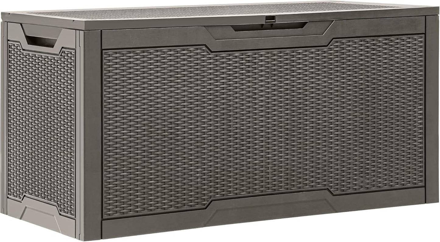 YITAHOME 100 Gallon Outdoor Storage Box for Patio and Garden