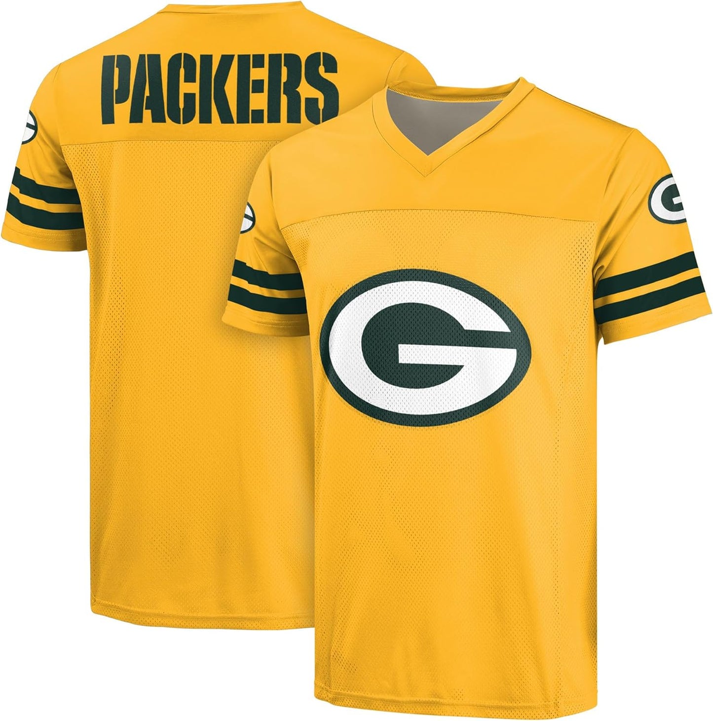 NFL Men's Officially Licensed Primary Logo Game Day V-Neck Top