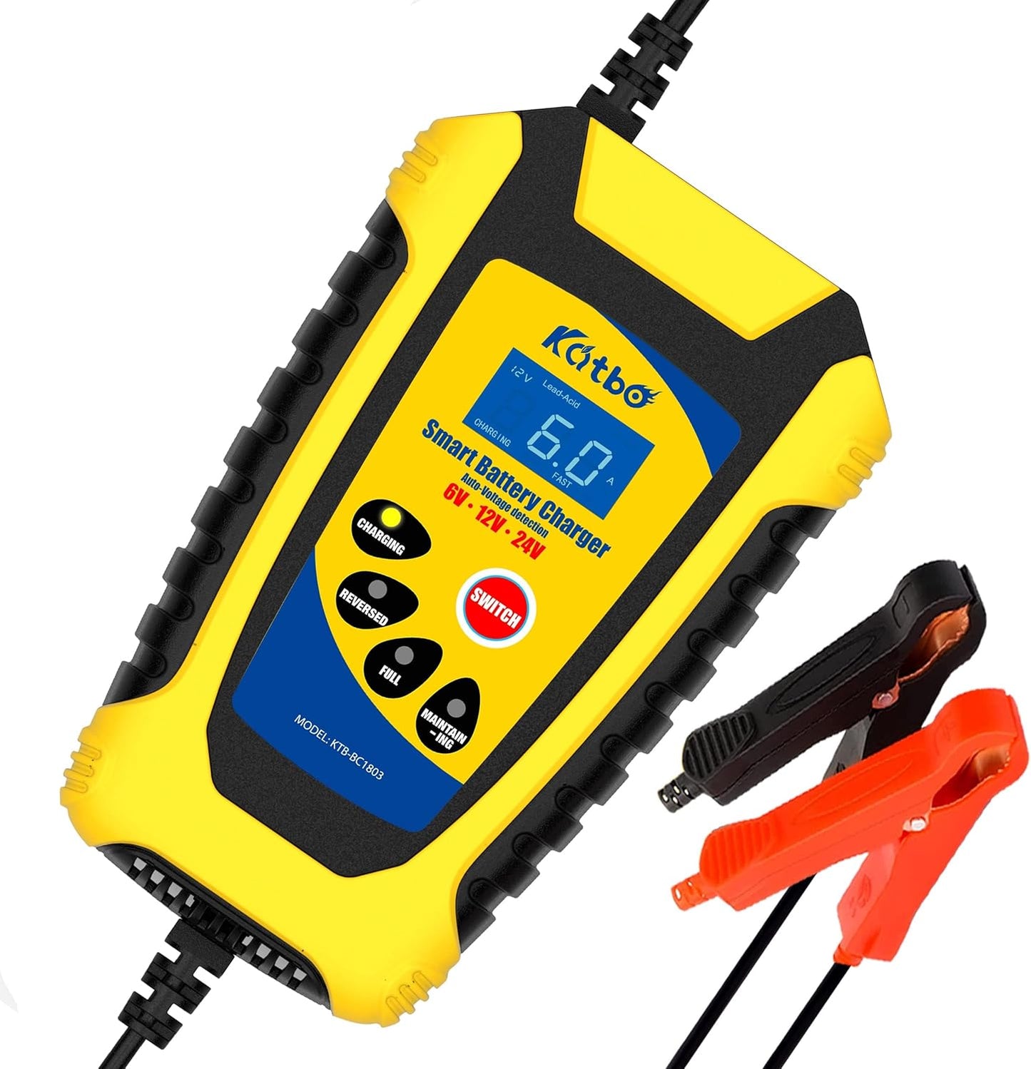 KATBO Smart 6A Car Battery Charger