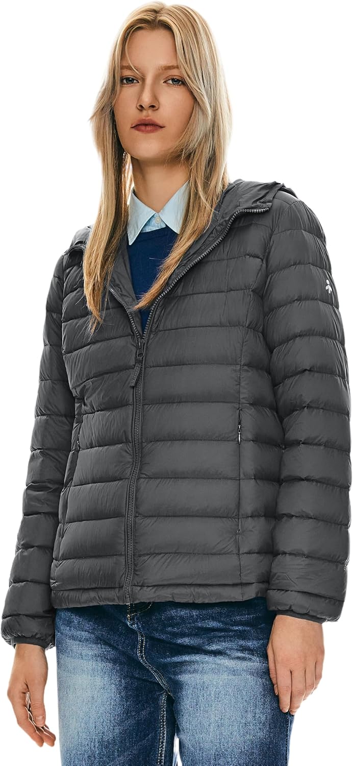 Orolay Women's Packable Down Jacket Ultra Light Weight Puffer