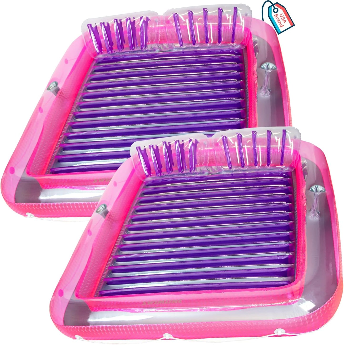 SWIMLINE Suntan Tub Inflatable Tanning Lounge Float for Two