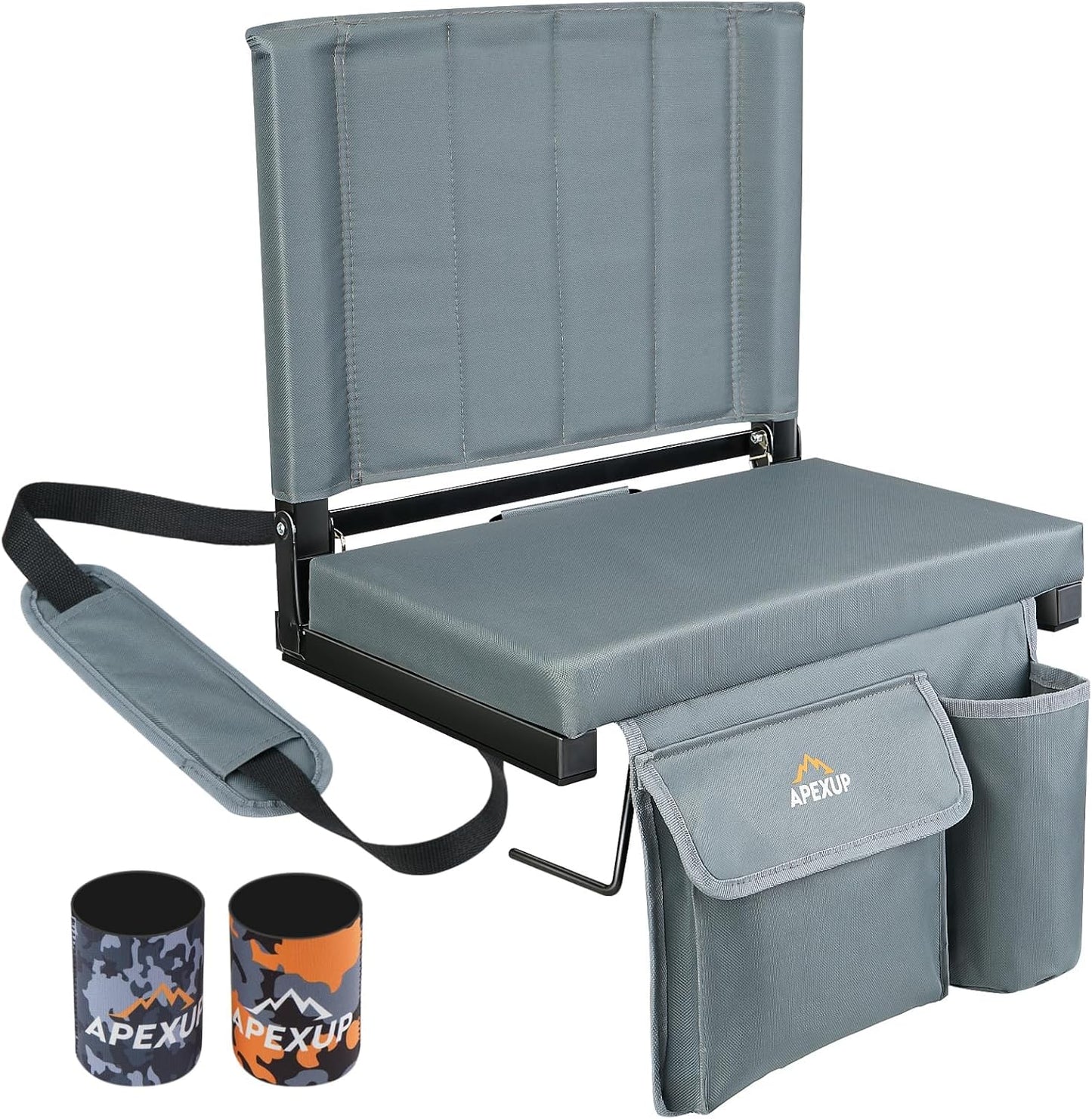 APEXUP Stadium Seats with Back Support for Ultimate Comfort