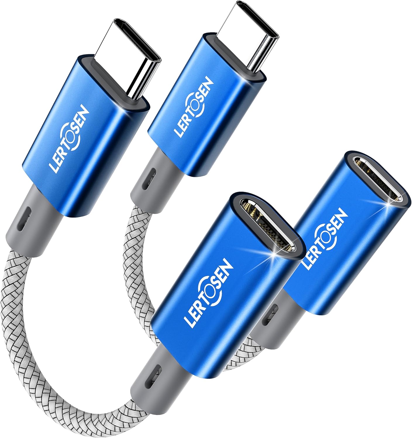 Fast Charge & Sync Lightning to USB-C Adapter Set