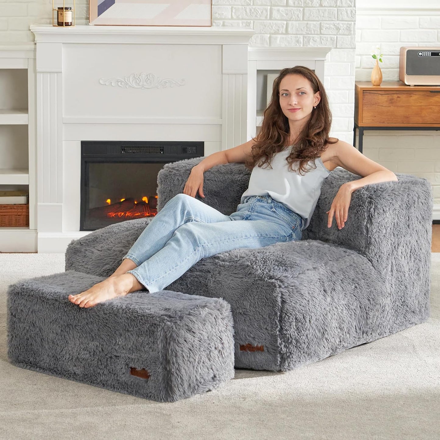 Plush Bean Bag Chair Set for Ultimate Comfort
