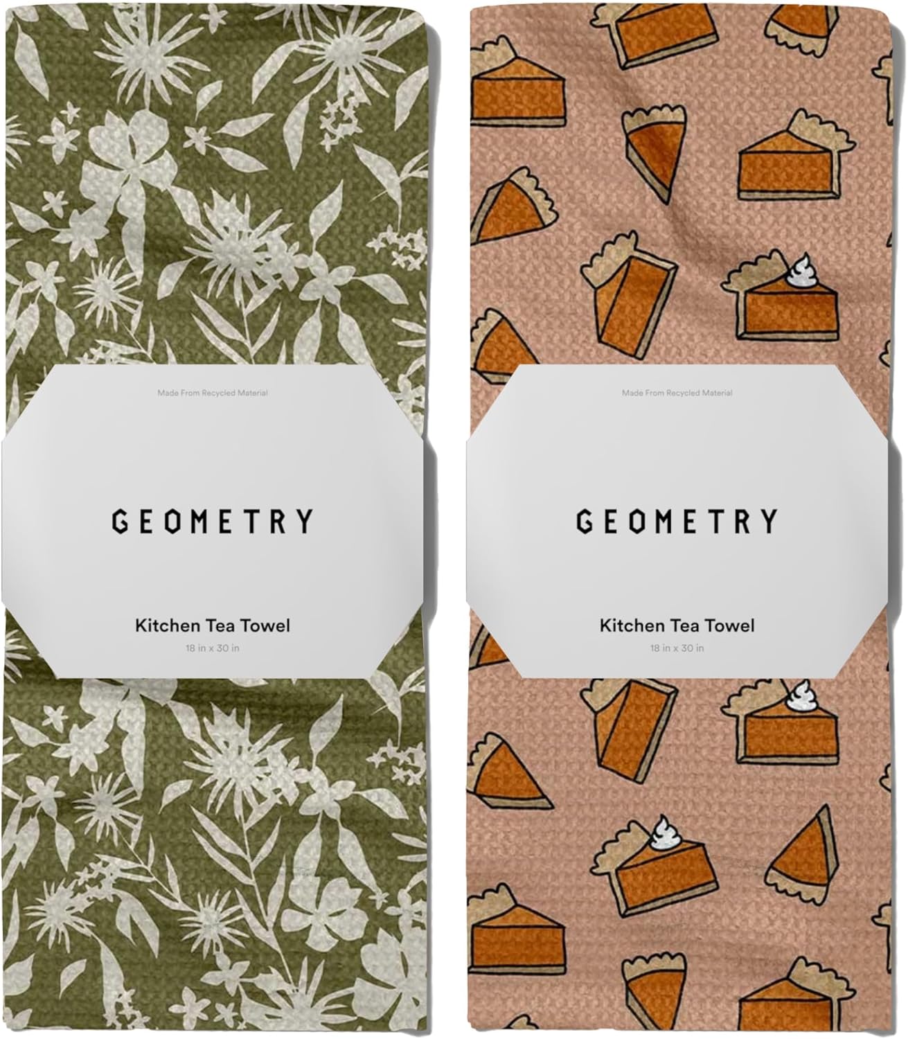 Quick Dry Microfiber Kitchen Towels - GEOMETRY Fall Delight