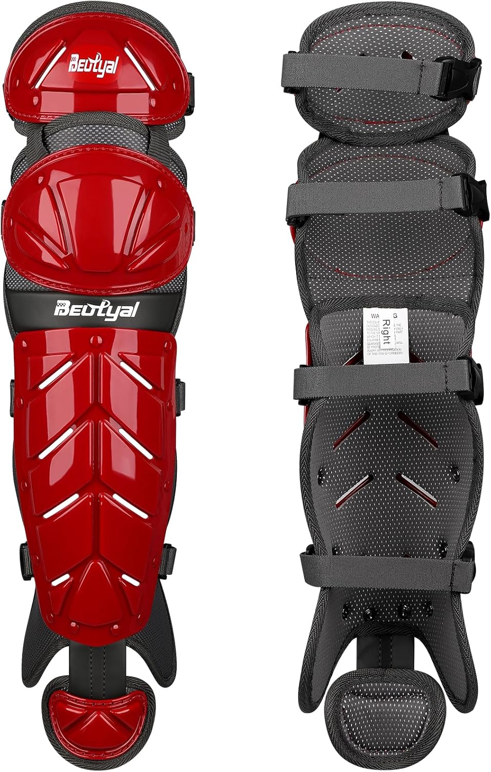 Baseball Softball Catcher Leg Guards for Youth and Adult Use