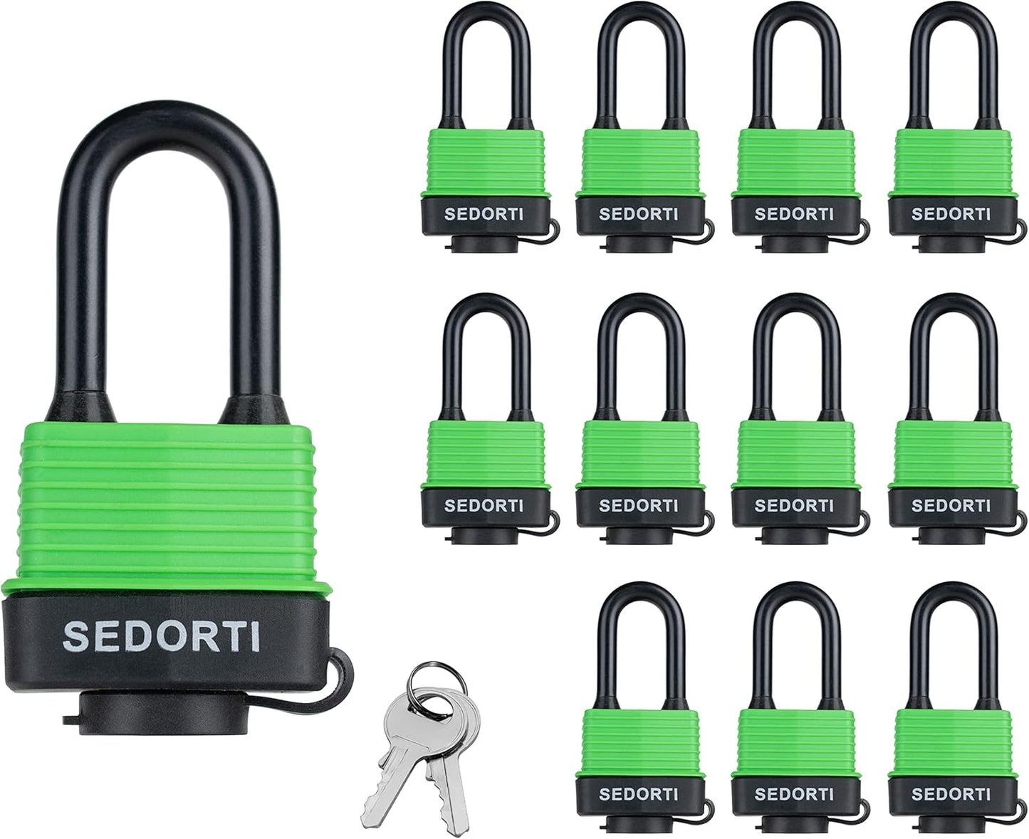 Colored Waterproof Padlocks for Heavy Duty Security Needs