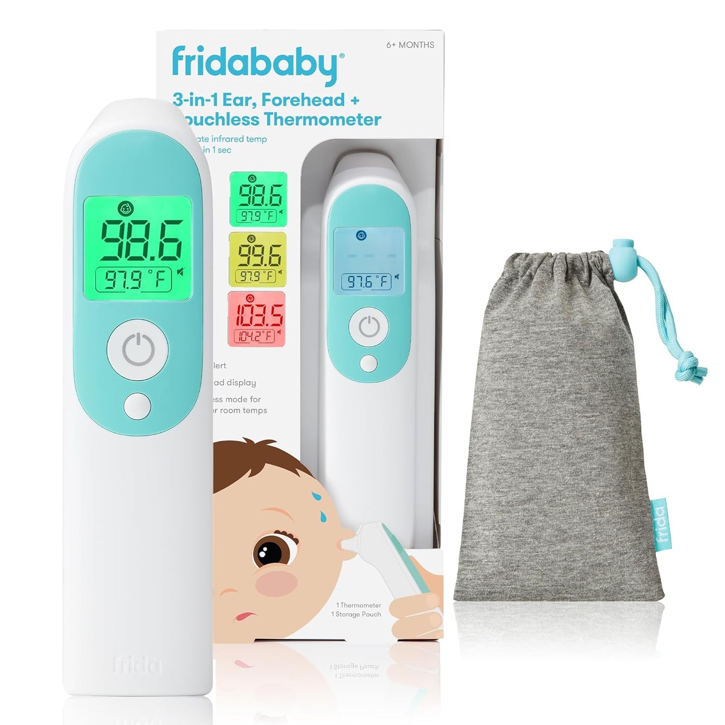 Frida Baby Thermometer: 3-in-1 Infrared for All Ages