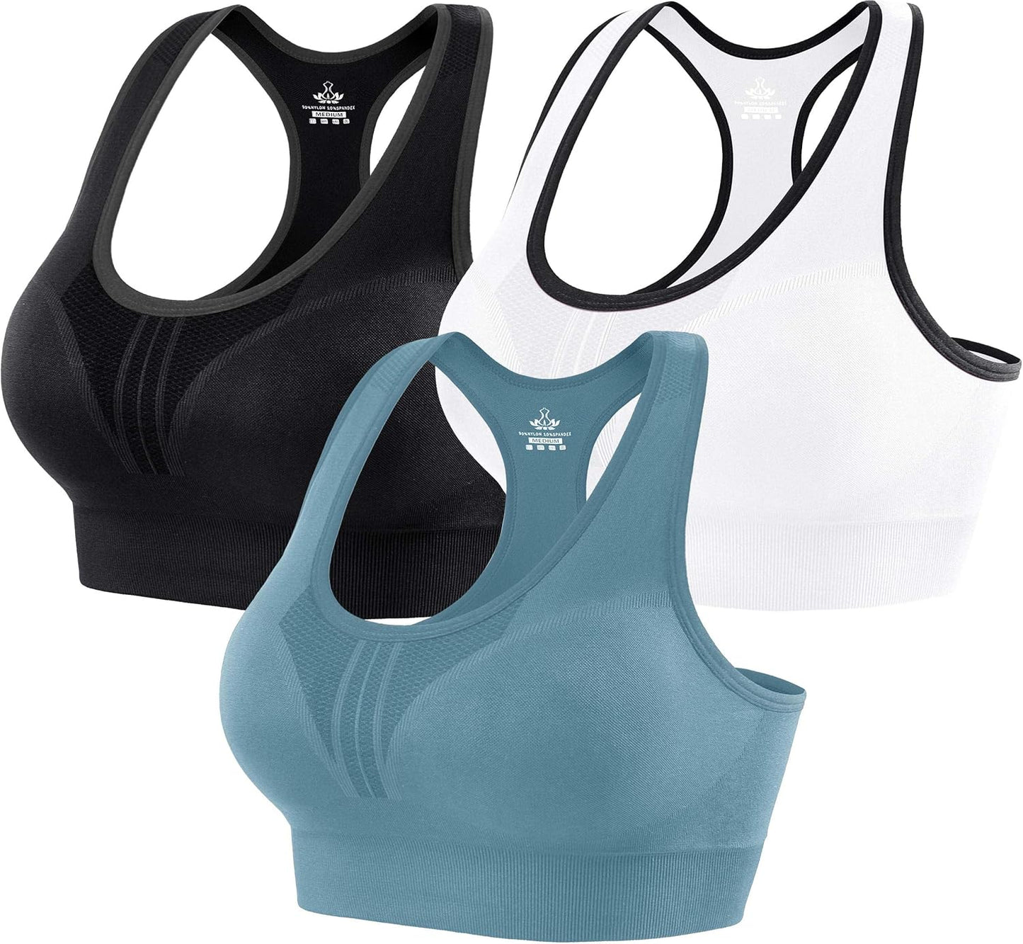 High Support Padded Sports Bras for Women by Heathyoga