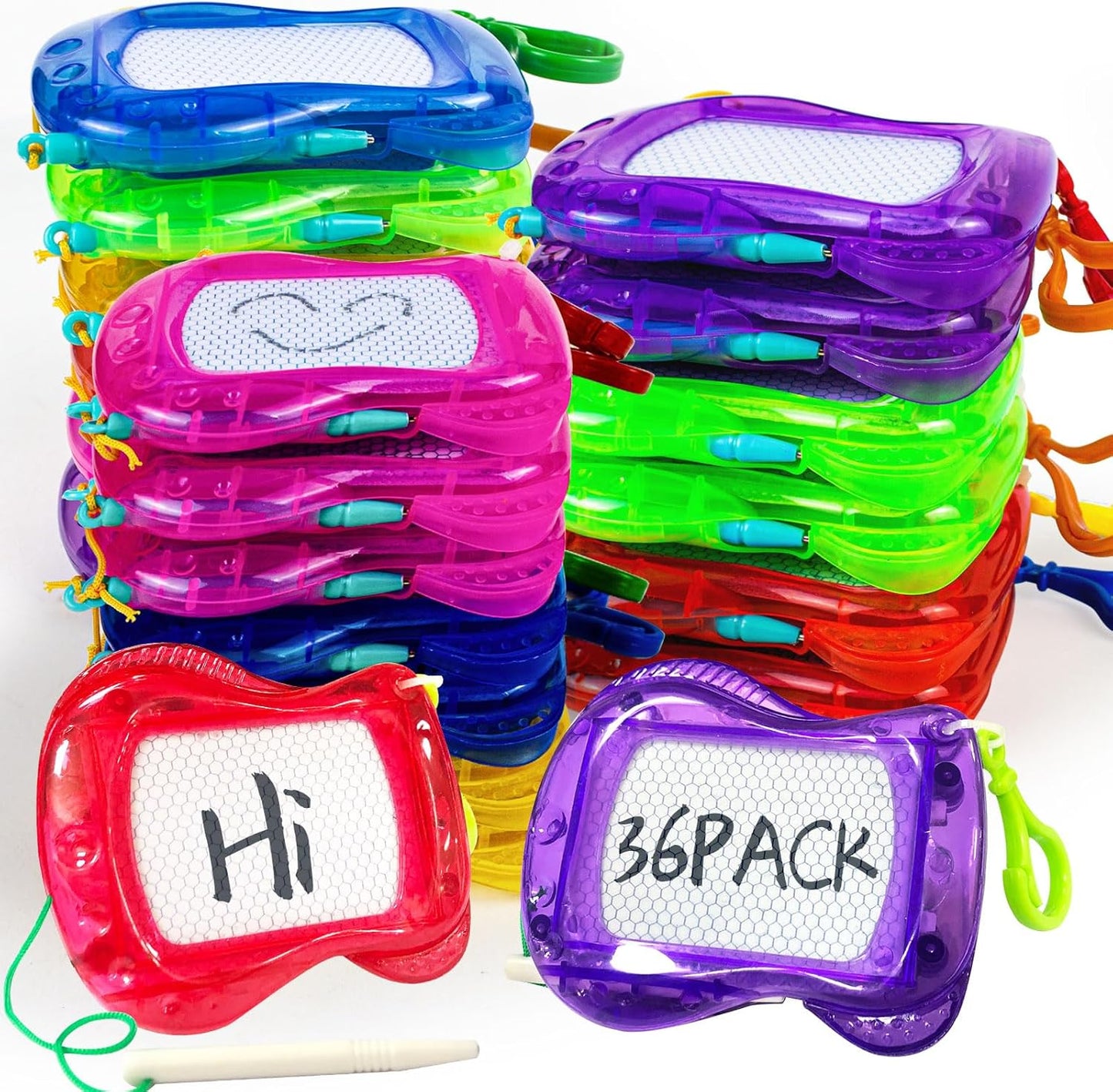 36 Pack Mini Magnetic Drawing Boards for Kids Fun Activities