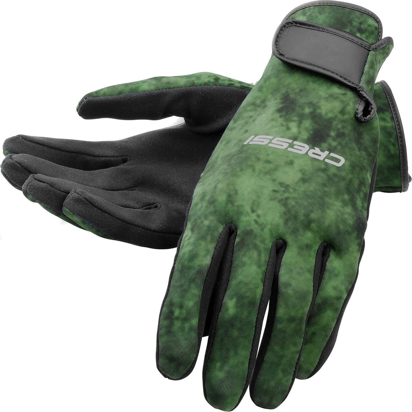 Cressi Camouflage Patterned Spearfishing Gloves for Divers