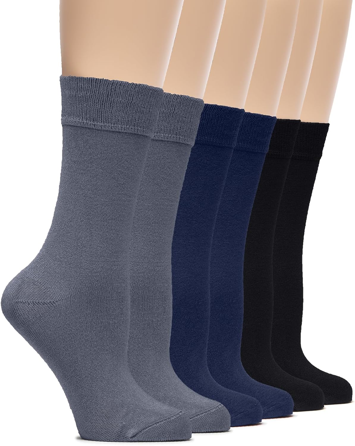 Hugh Ugoli Womens Rayon Bamboo Dress Socks for All Seasons
