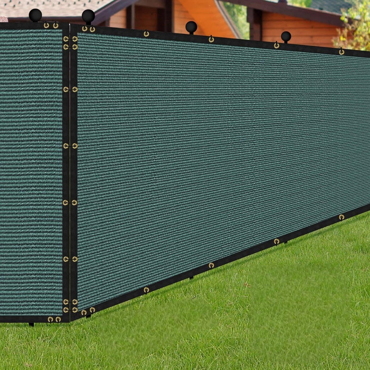 4 x 50FT Green Heavy Duty Privacy Screen Fence for Outdoor Use