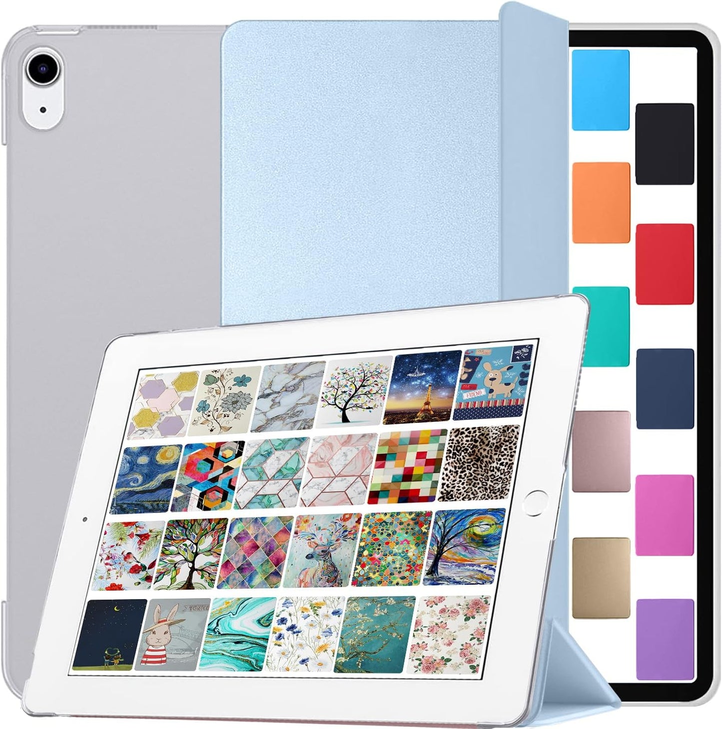 DuraSafe Cases for iPad PRO 11 Inch - Light Blue Translucent Cover