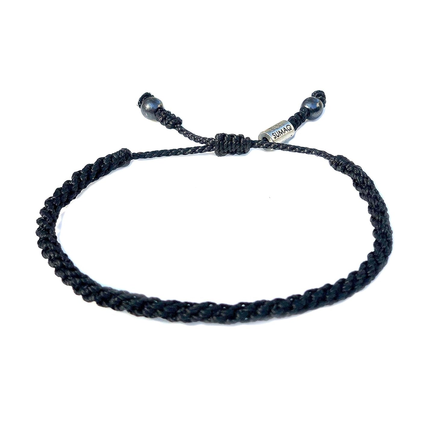 Black Sailor Rope Bracelet for Men and Women - Nautical Style