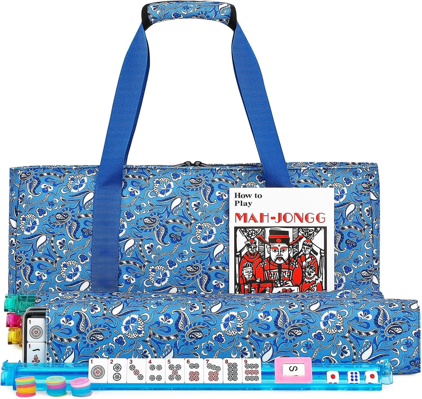 Mahjong Tile Set with 166 Quality Tiles and Accessories