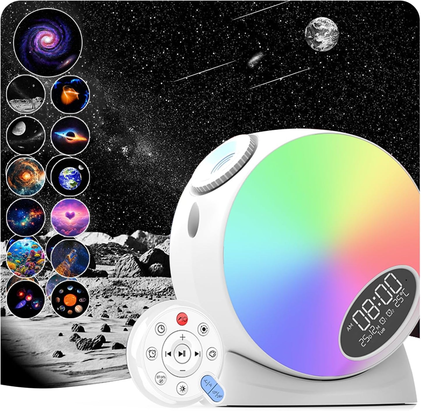 FLEVO Galaxy Projector: Realistic Starry Sky Night Light