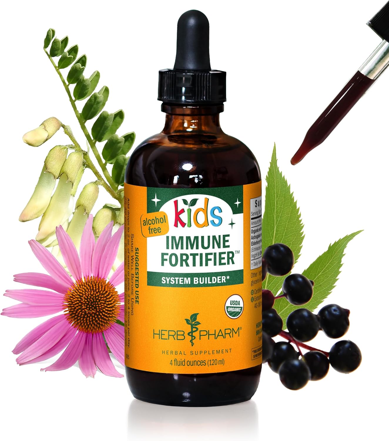 Herb Pharm Kids Immune Fortifier Liquid Herbal Formula Review